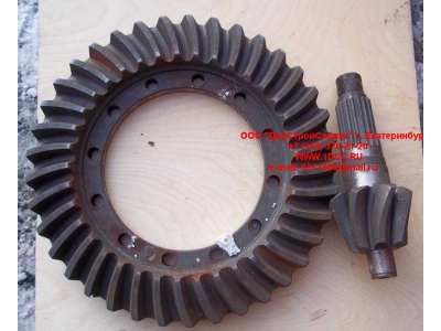 Коническая пара переднего редуктора моста (7:37 ////) CDM 855 Lonking CDM (СДМ) 40.43-11/24D фото 1 Мурманск