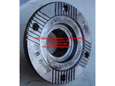 Фланец проходного вала D-165, 4 отв., с насечками, низкий, мелкий шлиц H HOWO (ХОВО) RHAZ9114320205 фото 1 Мурманск