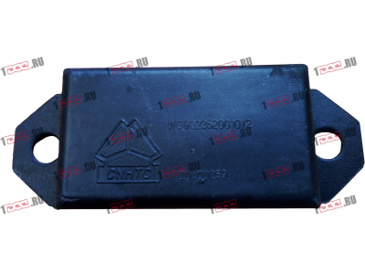 Подушка отбойная передней рессоры 63х35х160 (2 отверстия) H HOWO (ХОВО) WG9323520010 фото 1 Мурманск