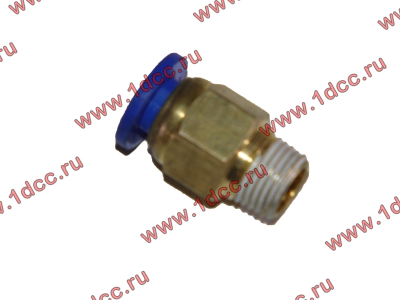 Фитинг (бронза, прямой, П конус 14) d-6 HOWO (ХОВО)  фото 1 Мурманск